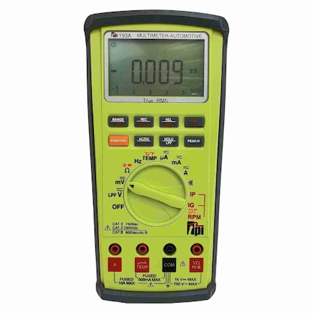 Test Products Intl Mulit-meter upper level unit 193A